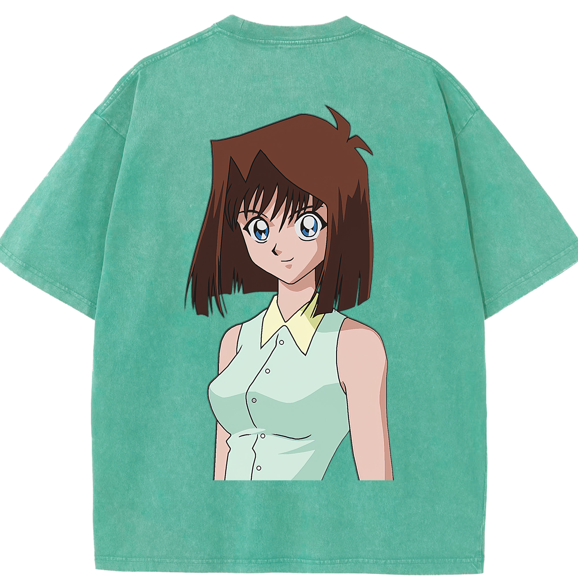 （画像用） 遊☆戯☆王 Yu-Gi-Oh! 綿100% ヴィンテージ風 半袖Tシャツ（背面プリント）